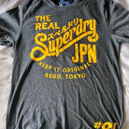 Super Dry T-Shirt

Item is in a used but good condition, from a smoke & per free home