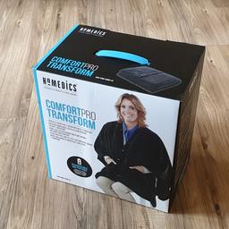 Brand new in box - never used
HoMedics Throw with optional heat and vibrating massage
Includes rechargeable power pack
The soft faux fur throw can be used as a blanket or worn over the shoulders as a cape