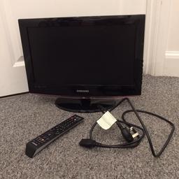 Samsung 19” HD LCD TV w/ built in digital freeview. Collection Heysham. £40

Complete with remote control and swivel stand. Can also be wall mounted. Good order, used in spare room not had that much use. No offers.