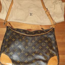 genuine louis Vuitton handbag in great shape. hate to see it go but it's been in the cupboard for the last few years. comes with dust bag. £150.