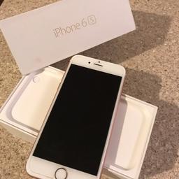 iPhone 6s 32gb Rose Gold in A1 condition never been used without a flip style case or screen protector which is why it as no scratches,dents or marks only selling due to upgrade was used on O2 network but is now unlocked.comes with box and plug but no cable or headphones.
Collection only will not post.