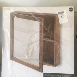 Brand new & sealed NEXT bathroom pine storage cabinet with mirror

Dimensions H40 x W40 x D11.5 cm

RRP £60

£12 collection from Plympton (PL7)