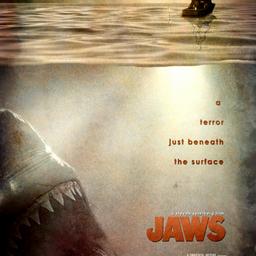 Jaws Poster

Size - A3 297x420mm
Printed onto 170gsm Glossy Paper
FREE UK Postage - Sent in a Postal Tube