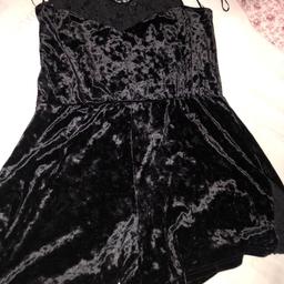 Black adjustable strap playsuit size 10. Serious buyers only. PAYPAL PAYMENTS. If I accept or negotiate an offer must be paid within 24 hours to secure item or will be re-listed. Happy shopping. 
