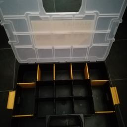 Stanley sort master case, ideal for keeping screws, nuts, bolts etc. brand new never been used, only reason for sale is I bought in error. collection only, coseley area.  £10 Ono, reasonable offers considered.