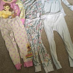 3 pairs of pyjamas all worn but lots of wear left in them age 5-6 collection Bletchley
