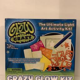 Ultimate light art activity set. Draw, write and create glowing works of art. 
No mess, light art just add dark! 
Never been opened 


Collection only