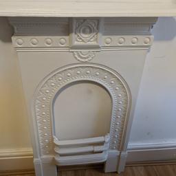 Victorian style fireplace surround. slight damage but seems repairable (see.photos). collection only