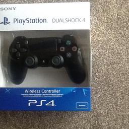 For sale New and unused PlayStation 4 Dual Shock controller.
