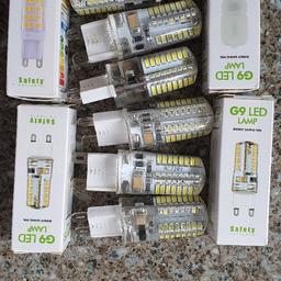 Then bend new G9 LED bulbs.