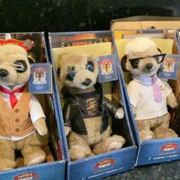 Meerkat collectables with certificates