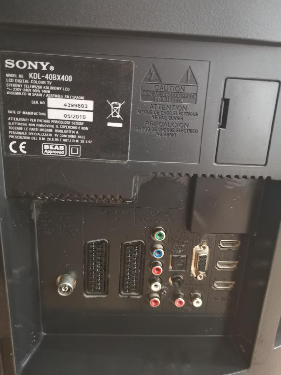 Sony KDL 40BX400 (40Zoll) In 80539 München Für 65,00 € Zum Verkauf ...