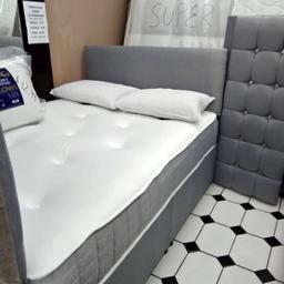For More Information
Whatsapp: +447424237276
☎: +441274457301

🔵SIZES( BASE ONLY)(Without Mattress)
✴Single £40
✴Double £59
✴King £80

🔵Double Divan Bed (Base Only) (With Mattress)
✴ Budget Mattress £109
✴ 9" Deep Quilted £139
✴ 10" Quilted Orthopedic £169
✴ 10" Orthopedic £199
✴ 10" Super Orthopedic Memory Foam £199
✴ 10" Memory foam mattress £209
✴ 12" Memory Foam £229
✴ 1000 Pocket Sprung £269
✴ 1000 Pocket Cashmere Memory Foam £319

🔵STORAGE DRAWERS £20/EACH
🔵SLIDING DRAWERS £25/EACH
🔵FAUX LEATHER HEADBOARD FOR £25

🔵COLORS
✴White
✴Black
✴Grey

🔘Ideal for a room where simple elegance is desired

🔘An elegant modern style to your bedroom

🔘More Products available

🔘Providing effective storage space

🔘Cash On Delivery

🔘All Products are brand New in Flat Packing.
