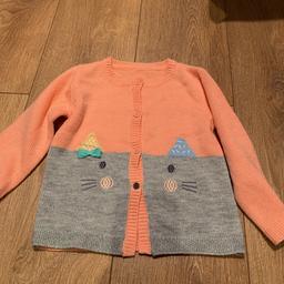 Girls Nutmeg cardigan 18-24 months. Good condition. Collection S20 Owlthorpe or S6 Foxhill