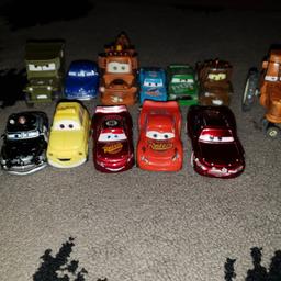 Small bundle of disney cars, 12 included, as pictured. okay condition, some better than others. All wheels are good and working. smoke and pet free home. Thanks 

postage: £5. payment via paypal.