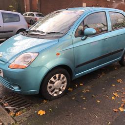 Chevrolet Matiz 1.0 SE 5dr

M.O.T until October 2020
New brake pads fitted Nov 2019

51,000 miles.

2 owners

Drives nice and would suit a 1st time driver.
small scratches and a dent on the back passenger door (shown in pics). 

First to view will buy, dont miss out!