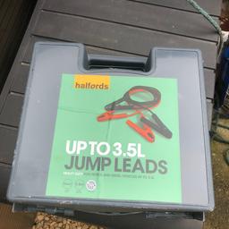 Jump leads up to 3.5 l as new £15