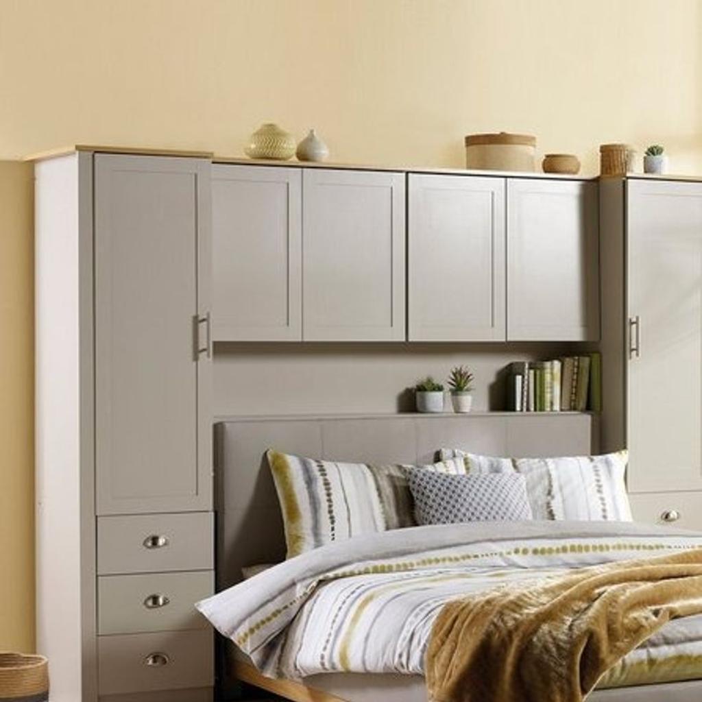 Lancaster Overbed Storage Unit Wardrobe Grey in M350BN Failsworth for £