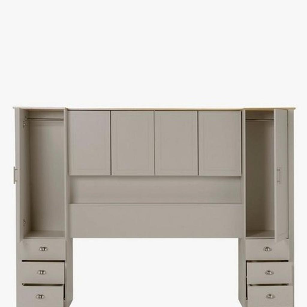 Lancaster Overbed Storage Unit Wardrobe Grey in M350BN Failsworth for £