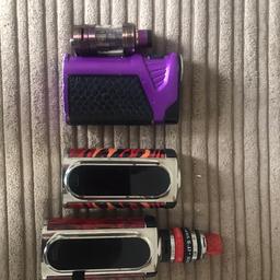 Collection of used ecigs Ideal as spares and parts although all working. Used condition.