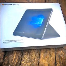 Brand New. Unopened. 2 yers warranty from Microsoft.

Spec:

Display
10” PixelSense™ Display with 1800 x 1200 (217 PPI) resolution, 3:2 aspect ratio, 10 point multi-touch, and ink.
Storage
128GB sold-state drive (SSD)
Dimensions
9.65” x 6.9” x 0.33” (245 mm x 175 mm x 8.3 mm)
Connections
1 x USB-C, 3.5 mm headphone jack, 1 x Surface Connect port, Surface Type Cover Port,4 1 x MicroSDXC Card Reader.
Battery life
Wi-Fi: Up to 9 hours of video playback1
LTE Advanced5: Up to 8.5 hours