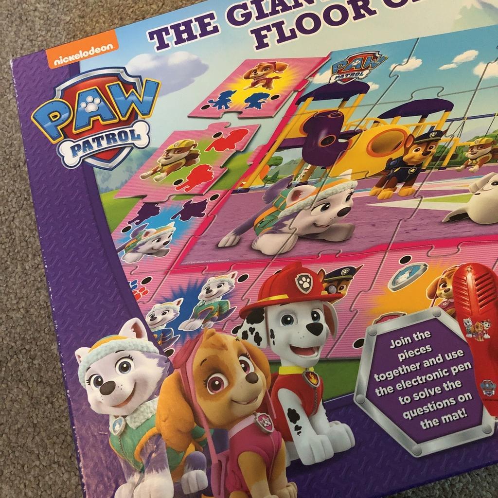 Paw patrol giant electronic floor game in WV14 Wolverhampton for £5.00