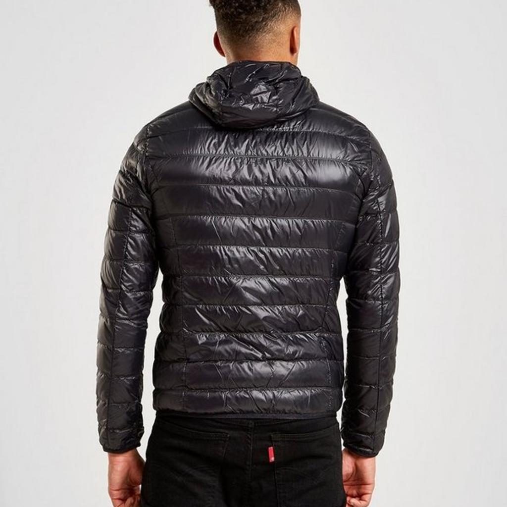 Ea7 down best sale bubble tape jacket