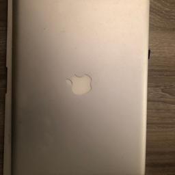 MacBook Pro spare or repair broken hinge and screen works fine on an external monitor, comes with power supply, specs on one of pictures