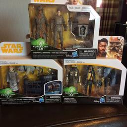 NEW Star Wars toys . £4 each . 
   Postage price : £3