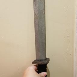 live action role play dagger. made of foam and leather.