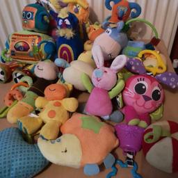 Bundle Of Baby Toys Musical Rattle Sensory Colourful Soft Plush Lamaze Playgro and more. 

Bundle of 16 items 
Condition is Used.

Collection from Lewisham.