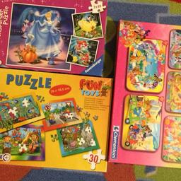 Puzzles sind natürlich alle komplett!
Einige Kartons haben 3, 4 oder 5 einzelne Puzzles!
Je Karton Euro 1,50