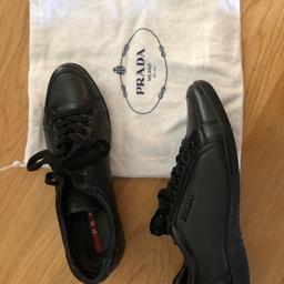 Original Prada shoes 
Size : 38,5
State brand new , never used 
Material genuine leader 
Come with the original dustbag
Shipping costs included only for Switzerland