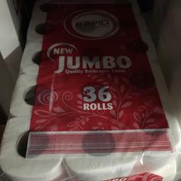 Jumbo 36pack 2ply jumbo rolls 

Now only £6 a pack 

FREE LOCAL DELIVERY