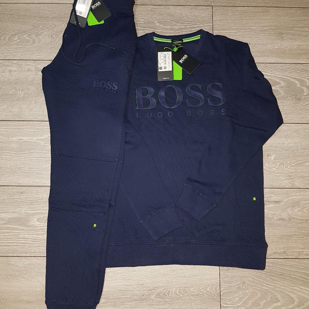 Hugo boss green clearance label tracksuit