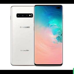 Samsung Galaxy S10 plus Prism white,  mint , 128gb, Samsung warranty , proof of purchase,  unlocked,  any net , all boxed, screen and body protectors on, dual sim can be used or an SD *if you can use 128gb*genuine sale