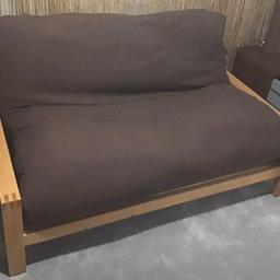 Double futon sofa bed (Solid oak wood ) originally from futon company. In excellent condition.
Free delivery local areas.