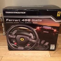Xbox 360 Ferrari F458 Racing Wheel - used a few times since Christmas. Boxed. In excellent condition.