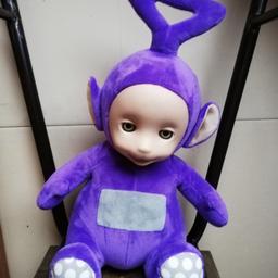Large Tinky Winky teddy.

Excellent condition. Button on hand for noises and phrases.

Cash and collection only.
