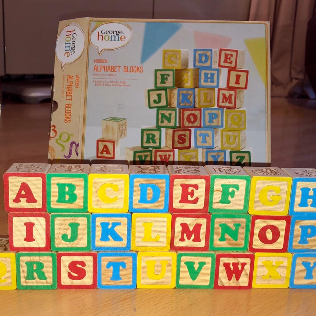 Alphabet blocks in DA1 Bexley for 3.50 for sale Shpock