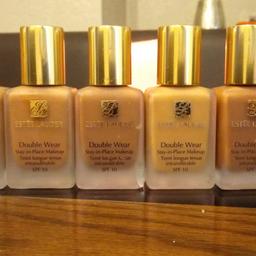 estee lauder foundation, 30ml stay in place makeup    Rich mahogany, Deep spice, Rich java, Truffle, Mocha