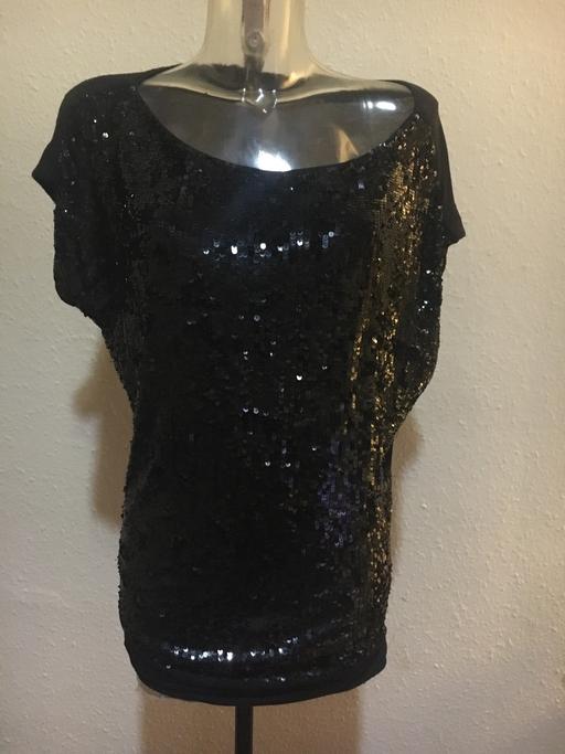 Buy & Sell Merseyside Sefton - Photos for Ladies Black Sequin River island Top dress 10