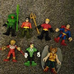 x2 green lanterns, Robin, aquaman, superman, falcon and hawkman £2 each or all for £10  collection only