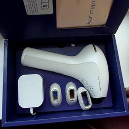 Never used . Like new. paid £512 is the PRO version endless life
Application areas:
Face
Underarm
Bikini
Legs
Original box ,user manual and start guide includet
