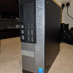 Core i5 4570 3.2 GHz
8GB DDR3 SDRAM (6GB)
500 GB (450GB)
Windows 10 pro
1 X power supply
User account made but never used.

Collection Only.