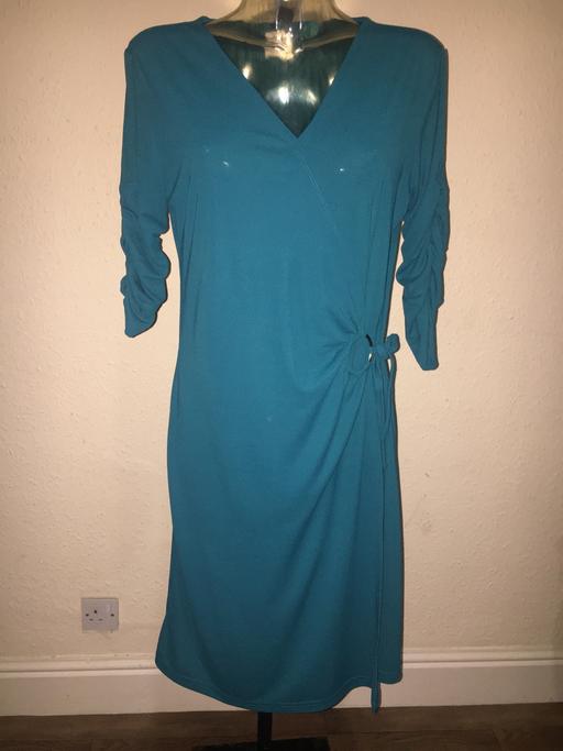 Buy & Sell Merseyside Sefton - Photos for Ladies size 14 Dress wrap effect Teal