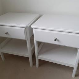 from Ikea originally.
good condition - apart from slight damage as shown
include glass tops - through which you can't see the damage.