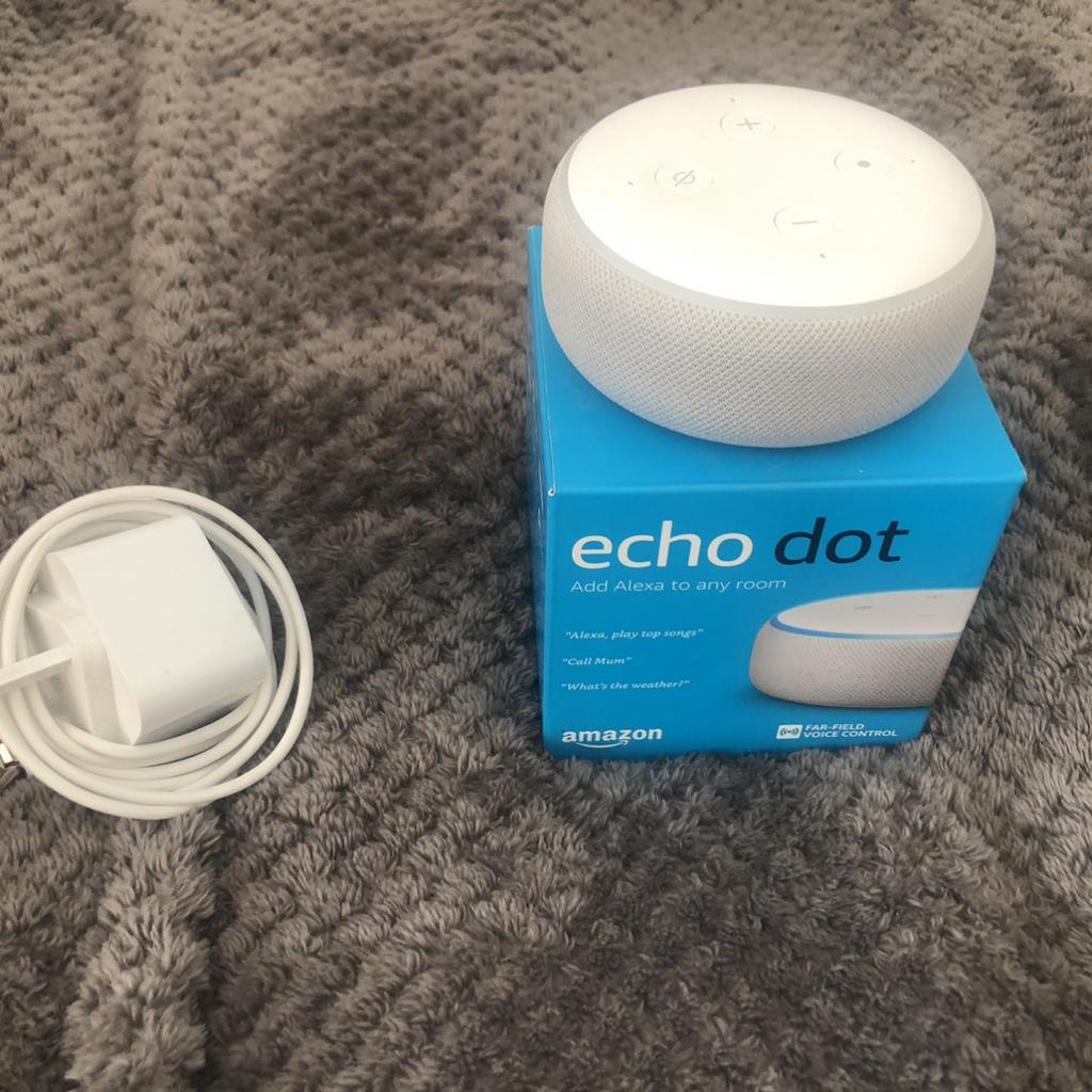 AMAZON ALEXA 3RD GEN WHITE WITH BOX in WS1 Walsall für 25,00 £ zum ...