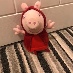 peppa pig dressed as little red riding hood. 

excellent condition

collect st. john’s wakefield