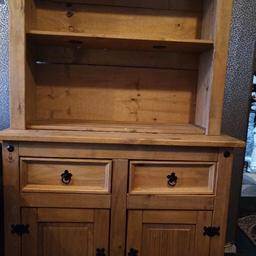 lovely Corona sideboard with separate display unit for the top. comes in two parts collection dy10 asap please cheap price as I need it gone. no offers